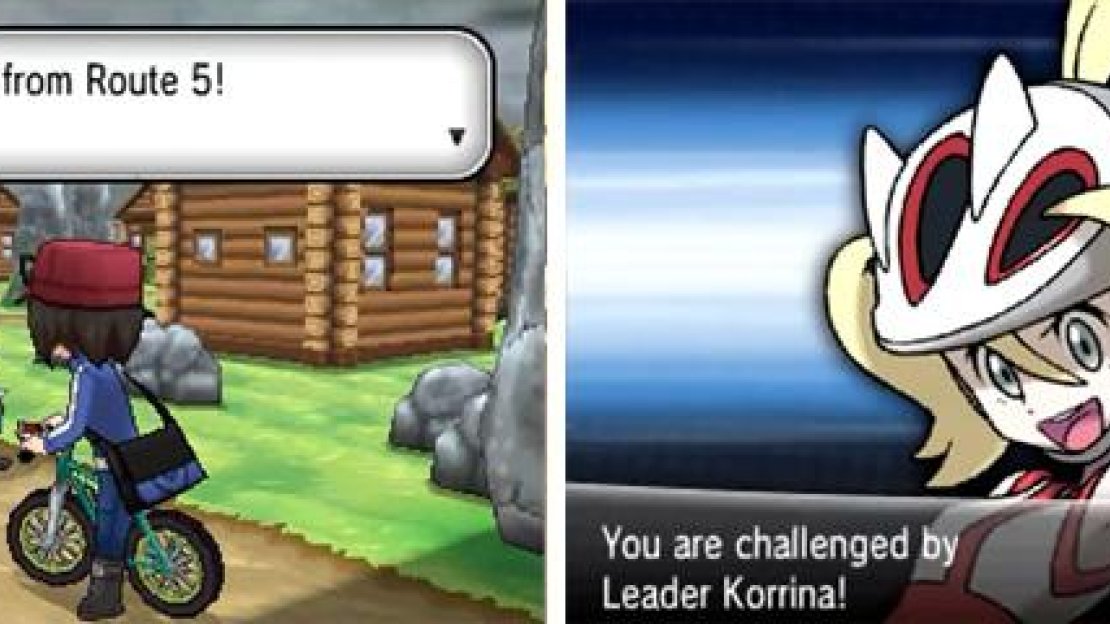 The third gym leader and her two Pokémon pets.
