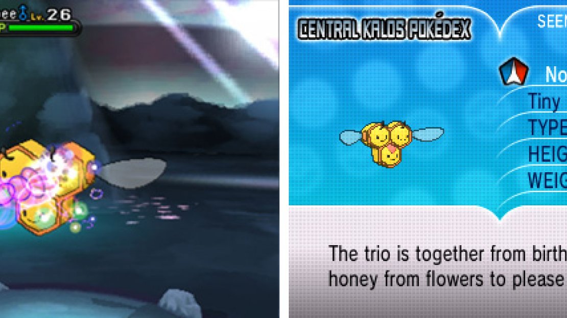 Only female Combee can evolve; the poor males can’t catch a break.