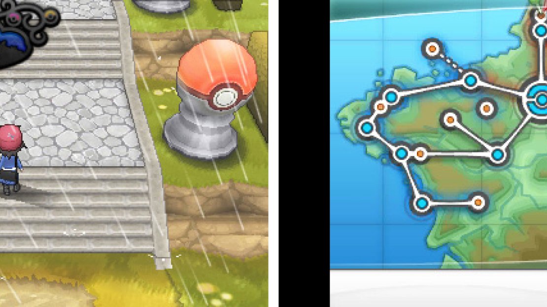 You’ll pick up the one and only Master Ball of the game (for free, anyway) here.