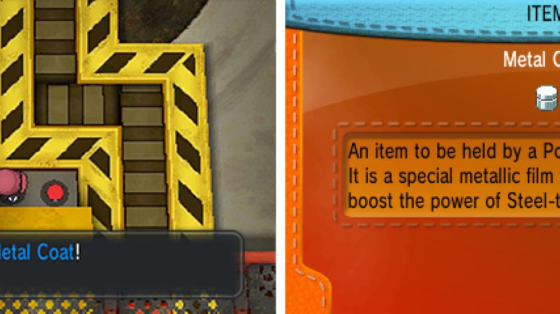 Metal Coat also evolves Onix or Scyther when traded to another player.