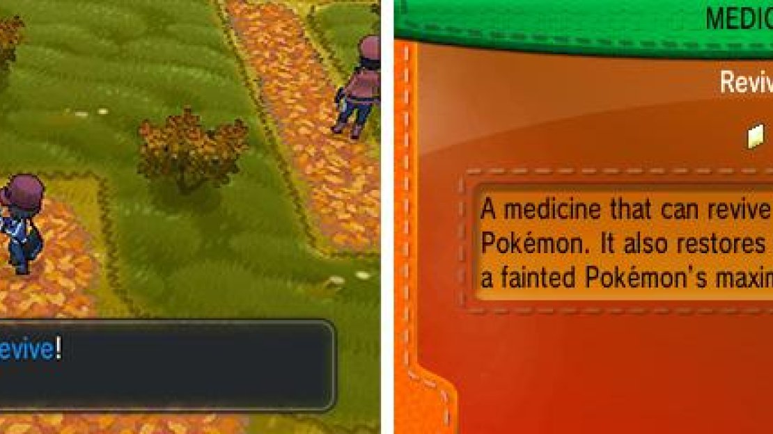 Revive restore 50% of a KO’d Pokémon’s maximum Hit Points (HP).