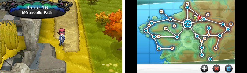 Route 16 leads to the second half of the Lost Hotel.