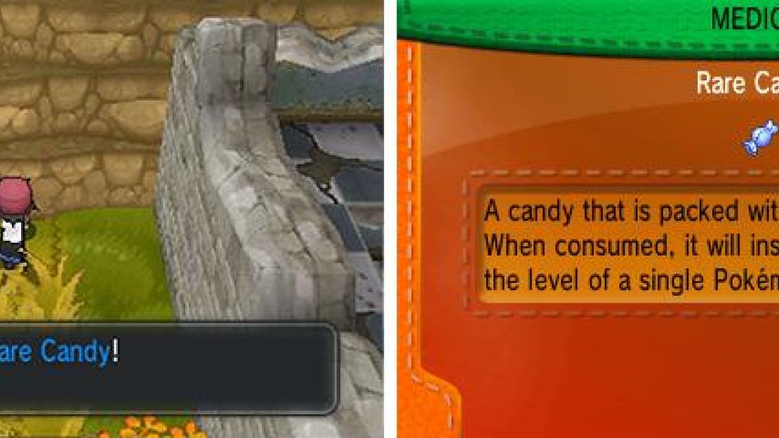 You have to wade through overgrown grass for this Rare Candy, but it’s worth the trouble!