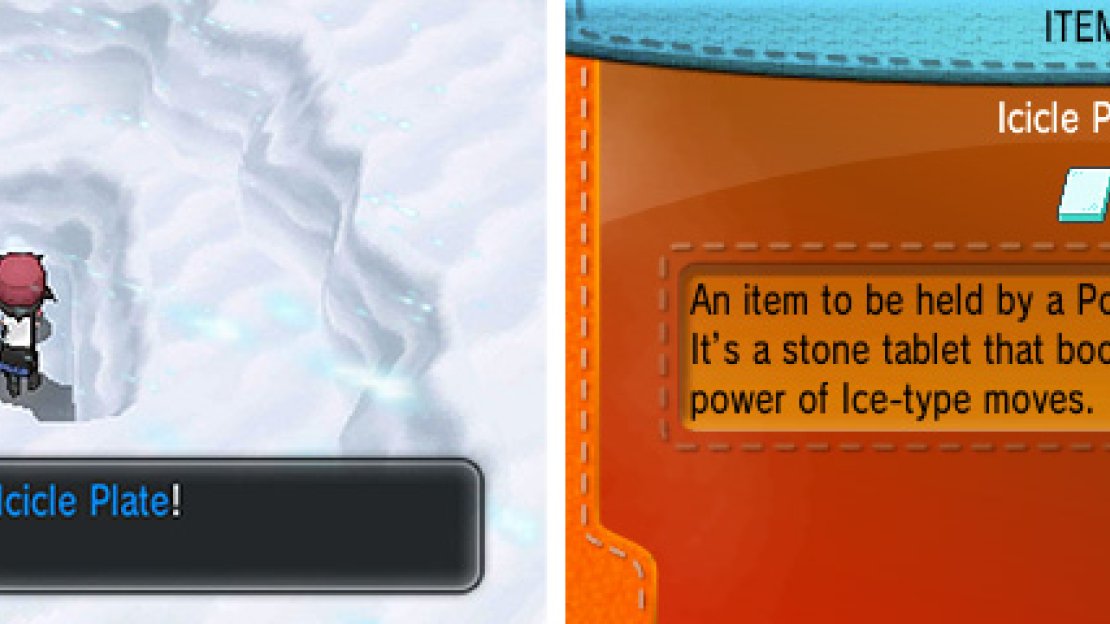 If an Icicle Plate is held by Arceus, it’ll transform into an Ice-type itself!