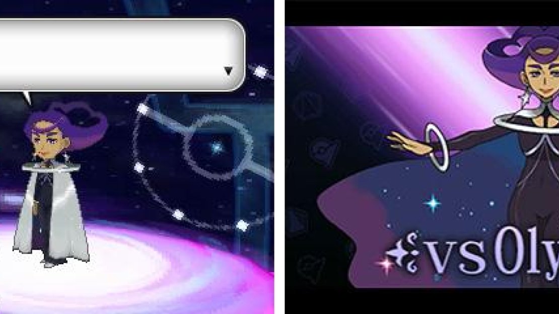 Olympia has a combination of Psychic, Flying and Water-type Pokémon.