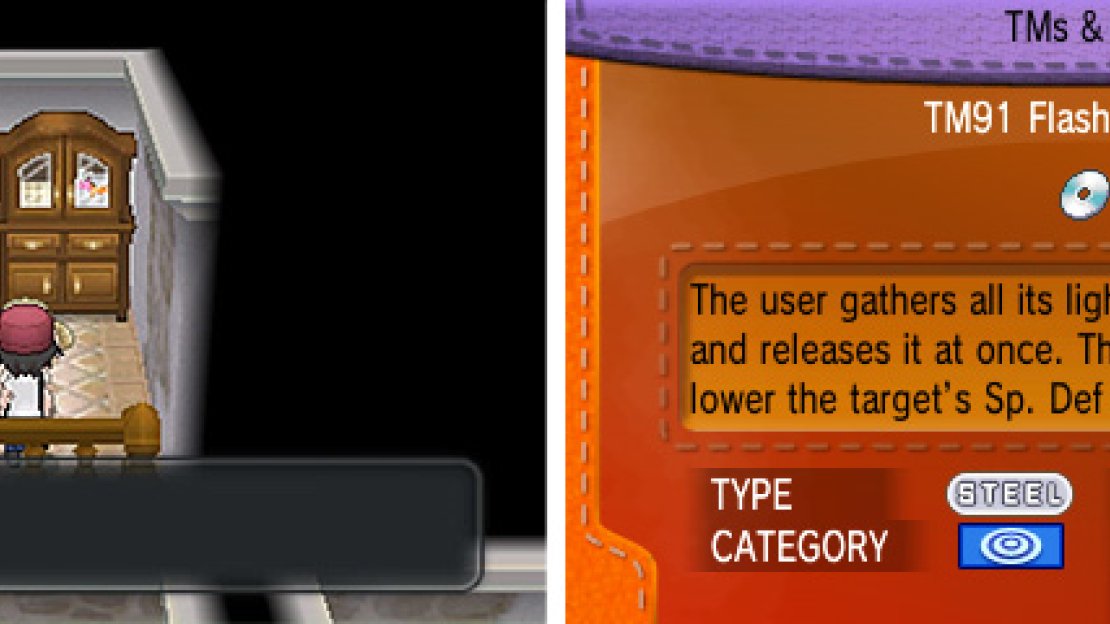 TM 91 - Flash Cannon: May lower opponent’s Sp. Def one stage.