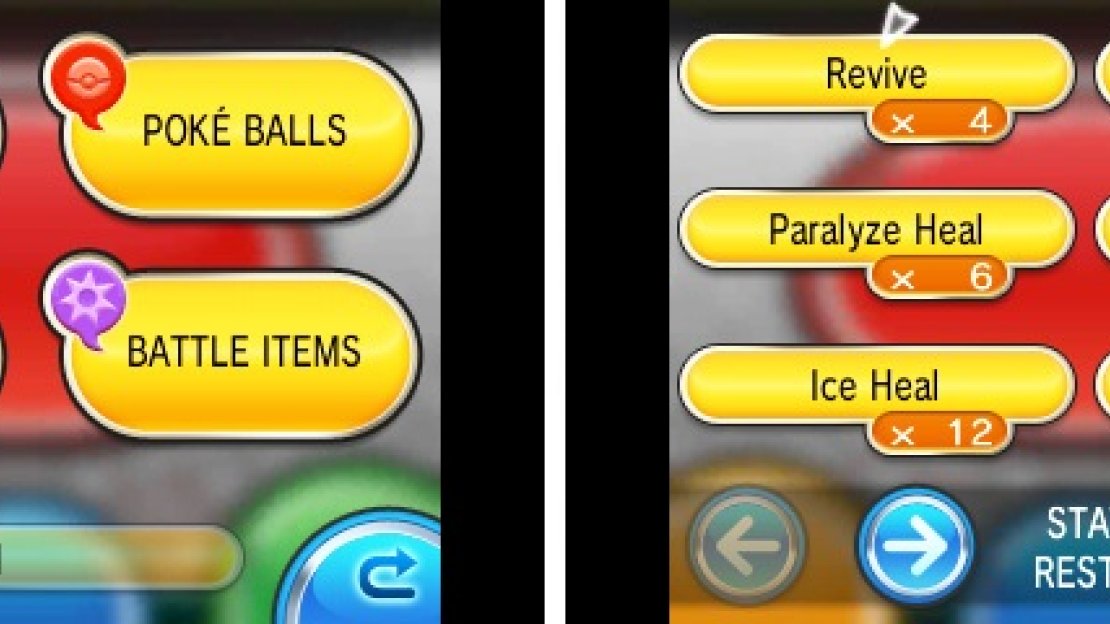 Items can’t be used in player-player matches, but they’re fair game against the CPU.