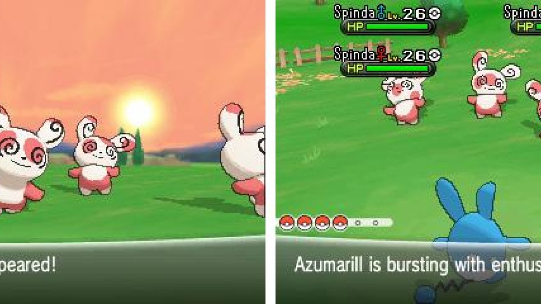 We dare you not to laugh upon seeing a horde of crazy Spinda.