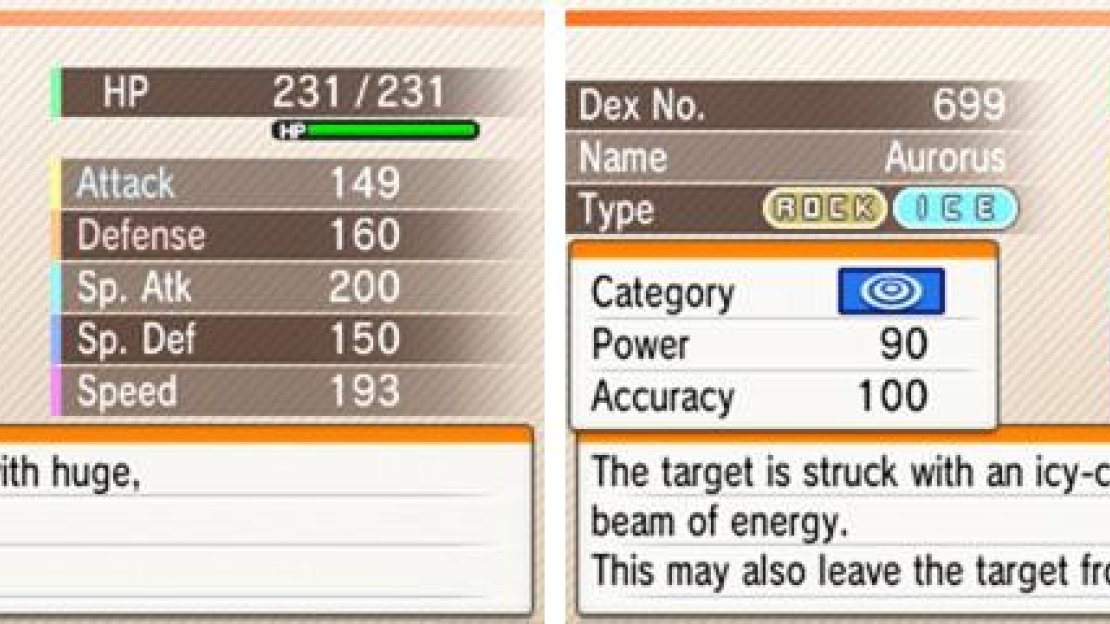 Physical moves have a red “Star” icon, while Special moves have a blue “Spiral” icon.