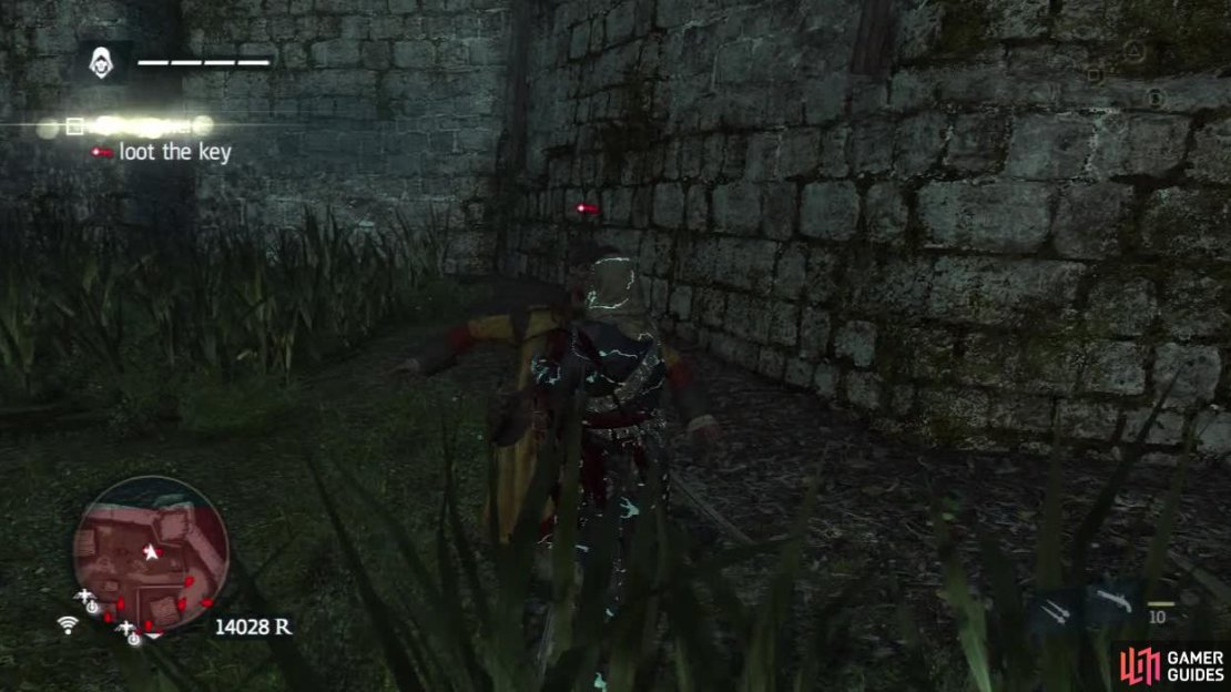 Make sure there are no other guards in the area before you kill him.