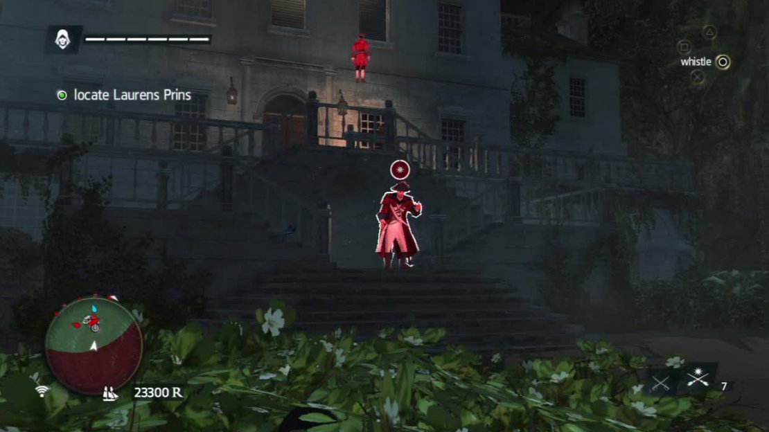 This is a good time to use a berserk dart as he will distract many guards around the building.