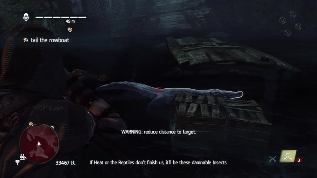 There are numerous crocodiles in the waters so you should easily meet your target.