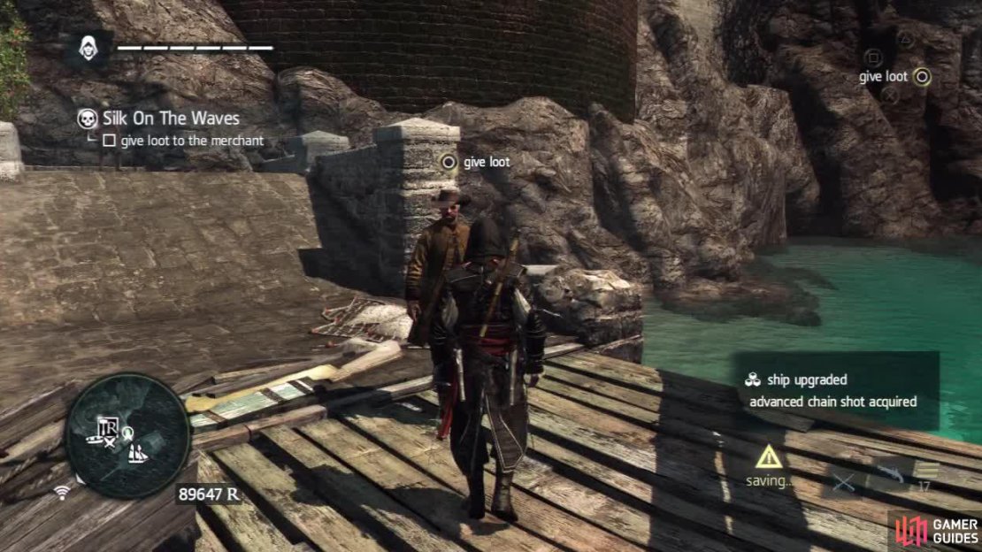 As with the last mission, most of you will probably have enough silk. Once again, bigger vessels carry bigger plunder so bear this in mind if you have to go searching.