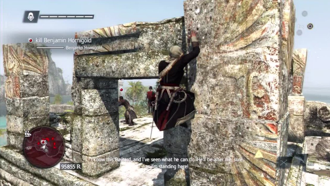 This is the structure and pillar you need to climb in order to kill your target from the air.