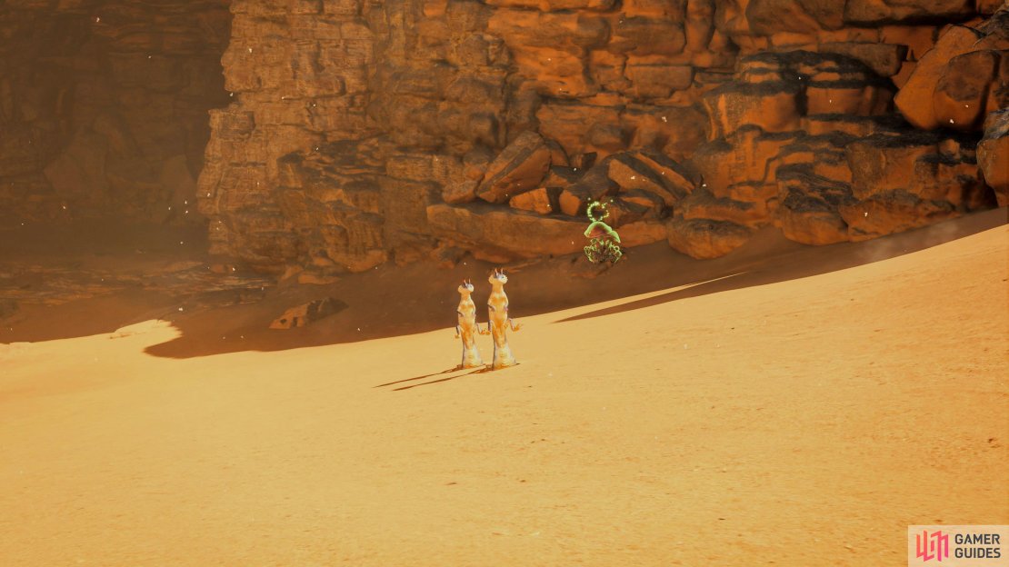 Your first job for Dareel is to capture a Tracktail Lizard.