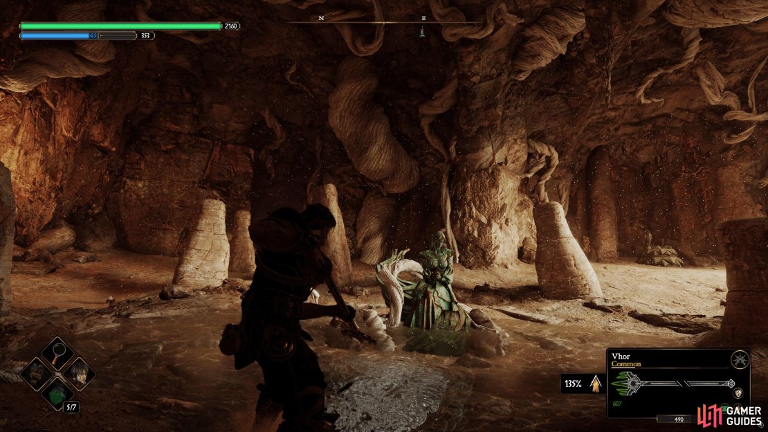 Nerea’s Statues are scattered throughout your journey, and you’ll need to place blue gems in their eye sockets if you want the true ending.