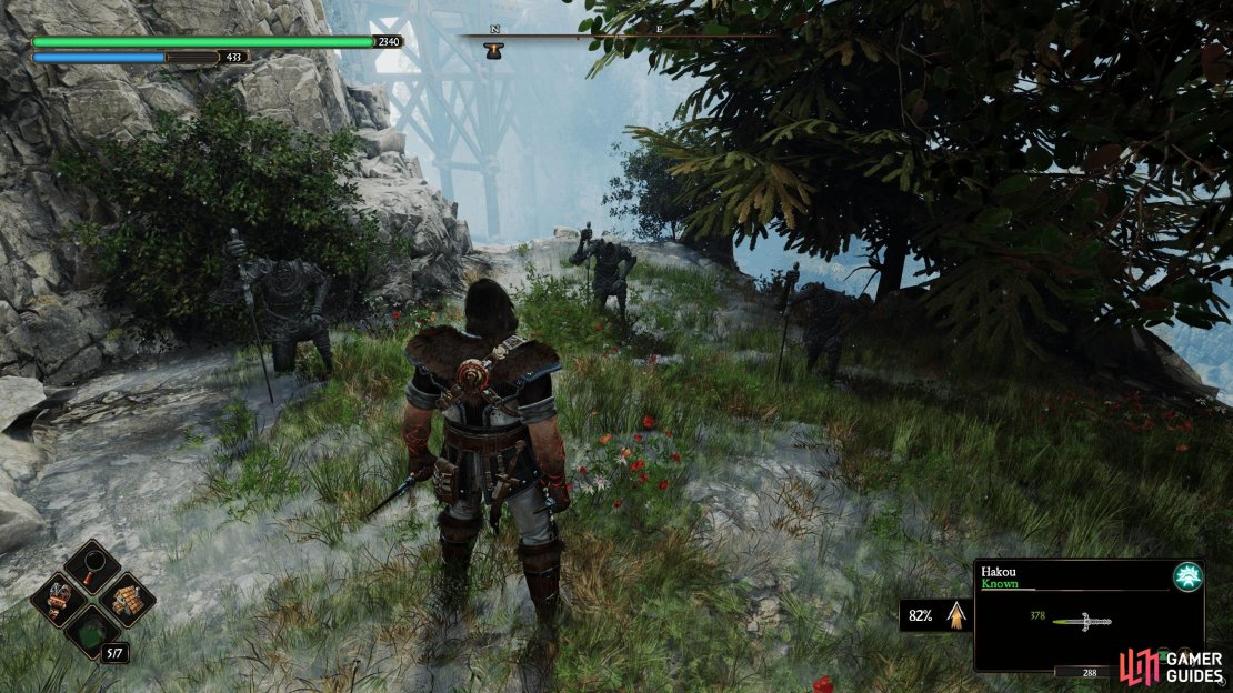 Bring the Iridescent Crow back to the Templar statues to awaken and battle them.