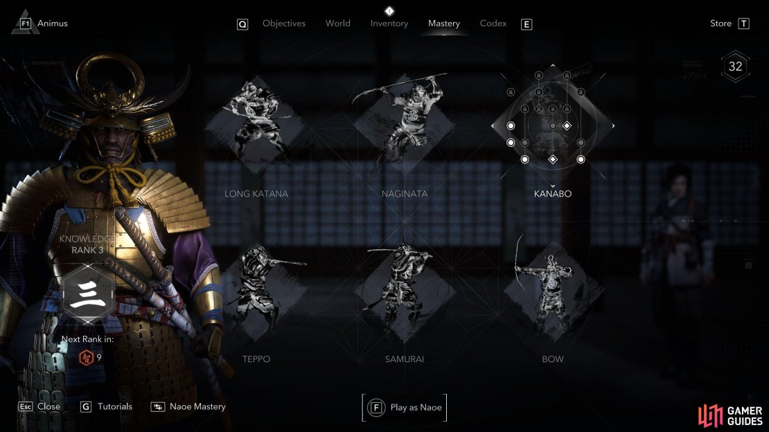Yasuke has access to six mastery trees, although some of them will have to be unlocked.