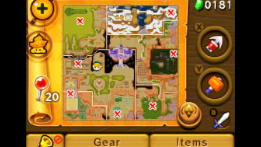 The land of Lorule bears great resemblance to the Dark World from A Link to the Past, both visually and thematically. Many of the areas are the same too, but there are some key differences, like Lorule Castle replacing the golden pyramid in the centre and most key areas can only be reached via the portals (so you can’t run from Kakariko Village to the Lost Woods equivilant in Lorule - unlike in A Link to the Past).