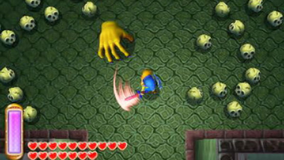 Wallmasters emerge from the ceiling and try to grab Link, taking him back to the start of the dungeon. If you keep moving, the Wallmaster will miss its target and become vulnerable to attacks, but a new one will eventually come to replace it. So basically there’s no real escape.
