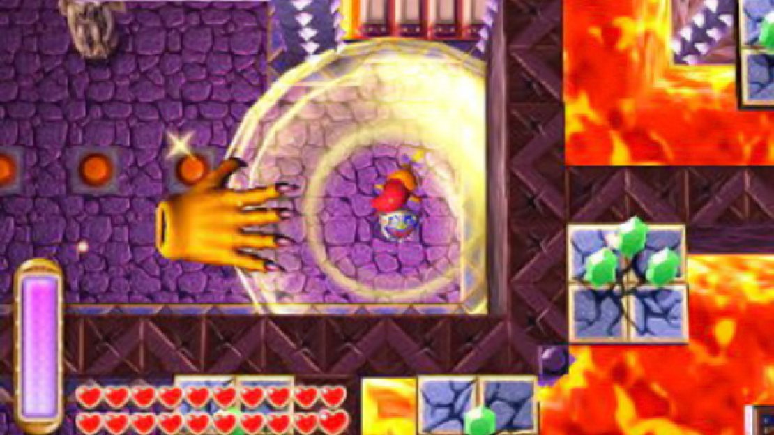 Buy yourself more time by killing the hand with a well-timed spin attack (it’ll take much longer to reappear if it’s been killed previously).