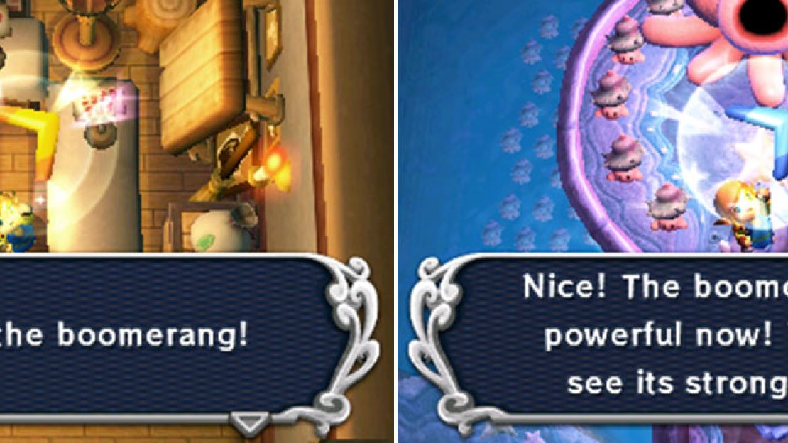 Obtained: Ravio’s Shop  Rent fee: 50 Rupees  Purchase fee: 800 Rupees  Upgrade and how: Nice Boomerang (Mother Maimai)