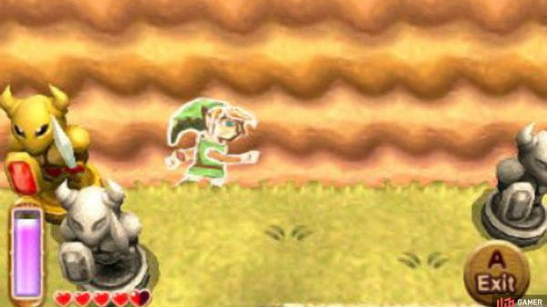 Merging into a wall doesn’t just make you look like a piece of art; it also stops you from taking any damage!