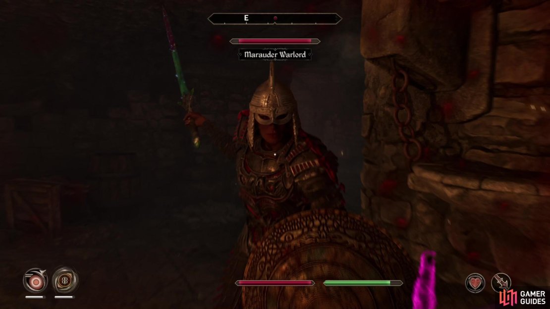 Some dungeons feature a Marauder Warlord, who wears more heavy armor and may potentially have enchanted gear!