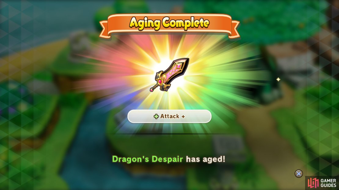Aged Skills are a third skill you can get on weapons/tools.
