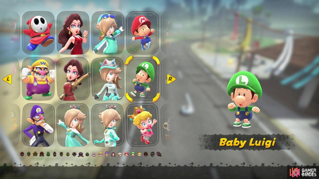 There are two costumes for Baby Luigi to unlock in Mario Kart World.