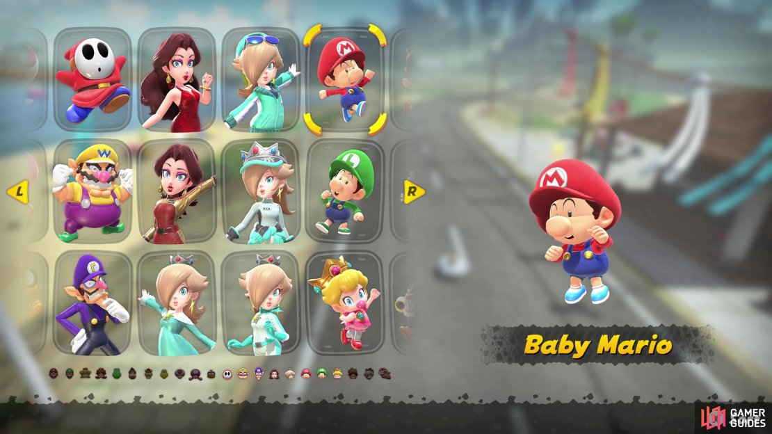 There are three costumes for Baby Mario to unlock in Mario Kart World.