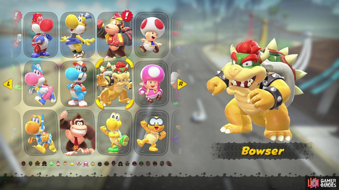 Bowser has four costumes to unlock in Mario Kart World.