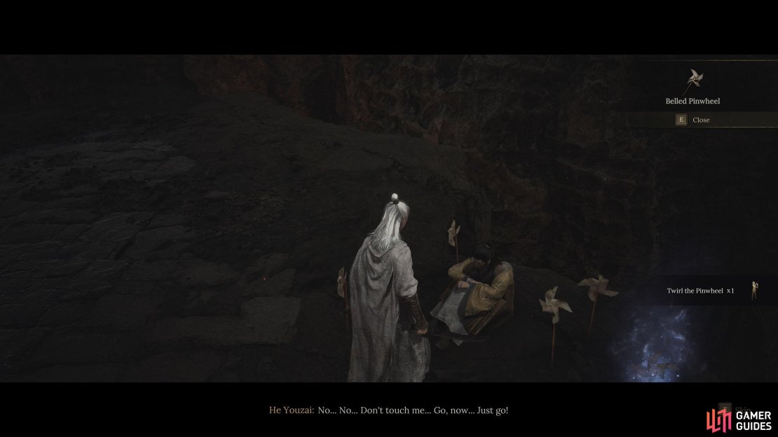 You’ll find He Youzai opposite the Capital Entrance shrine.