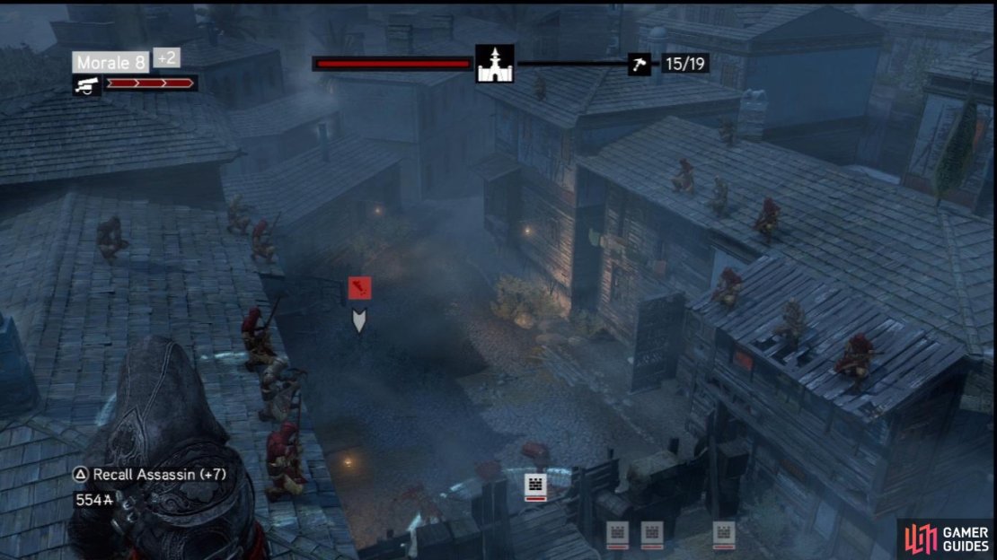 Building as many barricades and riflemen as possible is the key to success in every Den Defense you do! Just remember - if you want a high score don’t use the cannon!