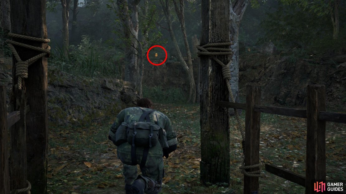 Cross the bridge in Dolinovodno during Operation Virtuous, and when you’re on the northern edge of the bridge, look north to find this GA-KO on a ledge.