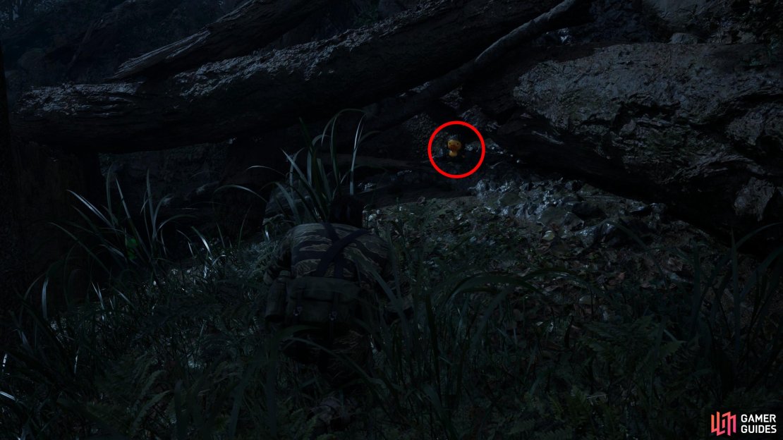 During Operation Snake Eater you’ll start out in Dremuchij East. Find this GA-KO under a fallen tree