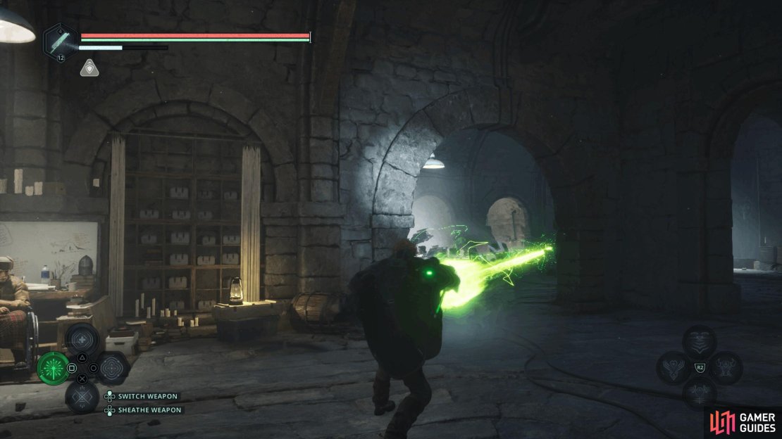 Check the range of that terror beam. It does a lot of damage when you can use it right. Image via Gamer Guides / Nacon.
