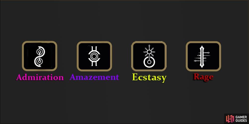 Select these symbols in the same order from left to right.