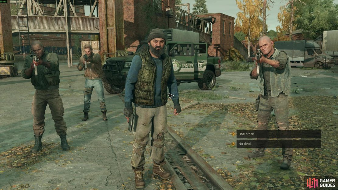 Here’s the difference between all the choices and rewards to Precious Cargo. Image via Gamer Guides / Techland.