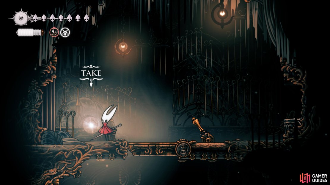 Here are all of the Needle Upgrade locations in Hollow Knight Silksong. Image via Gamer Guides / Team Cherry.