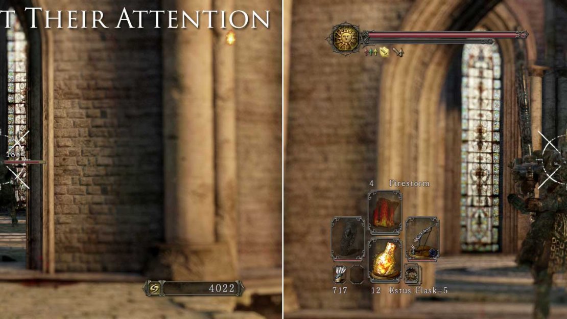 Using arrows to draw multiple foes out one-at-a-time is great for your sanity (and health bar)!