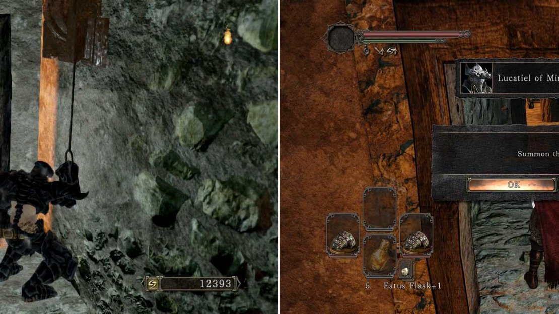 If you spoke to Lucatel and you’re human then you’ll also see her summon sign for her.