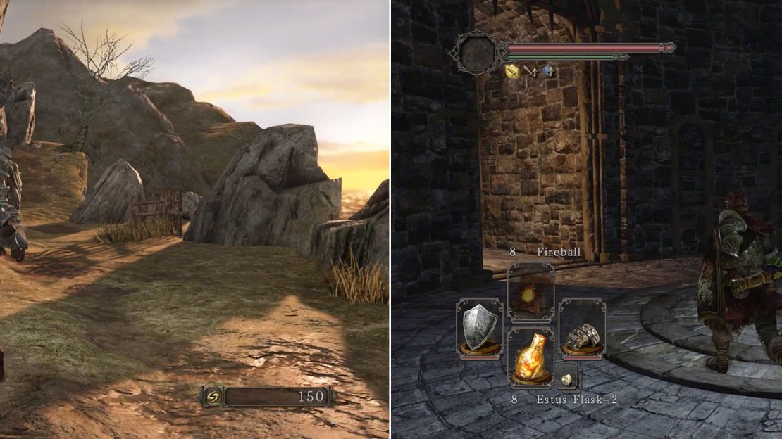 If you’ve exhausted all of Licia of Lindelt’s dialogue options she’ll appear in the tunnel that leads to Heide’s Tower of Flame from Majula.