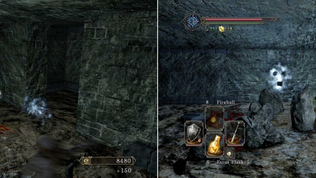 Before leaving, if you open the illusionary wall (middle of the wall to the left of the exit corridor) you’ll reveal a Pharros Lock.