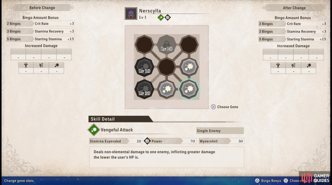 Newly hatched Monsties will have anywhere from 4-7 genes on their gene grid, which define their attacks, resistances, and other passive bonuses.