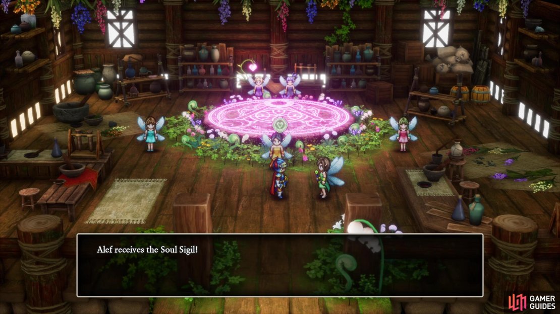 Midway through the game you&rsquo;ll acquire the Soul Sigil, which unlocks the ability to use souped-up skills.
