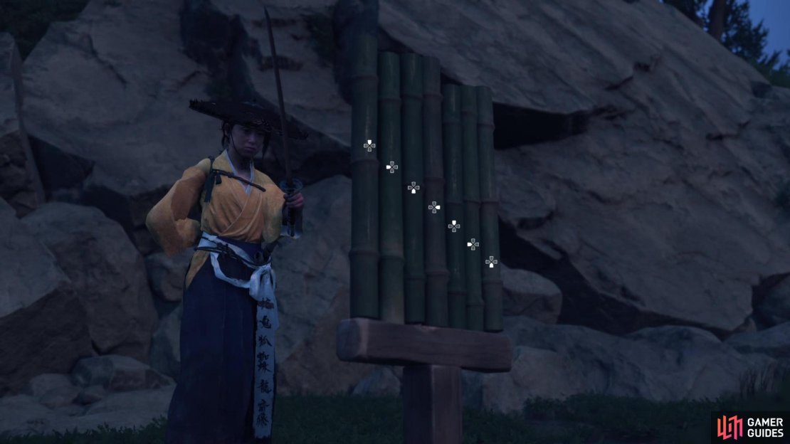 Complete the third Bamboo Strike training session during the main quest “Way of the Dual Katana”.