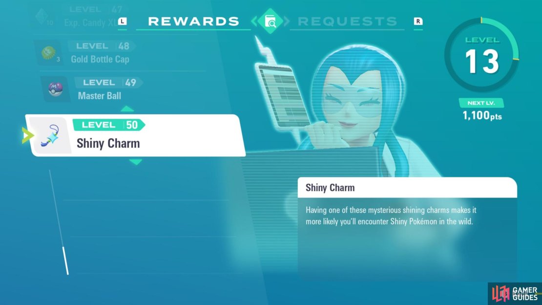 Here’s a look at how to power through your Mabel research tasks and unlock the Shiny Charm in Pokemon Legends ZA. Image via Gamer Guides / Nintendo.