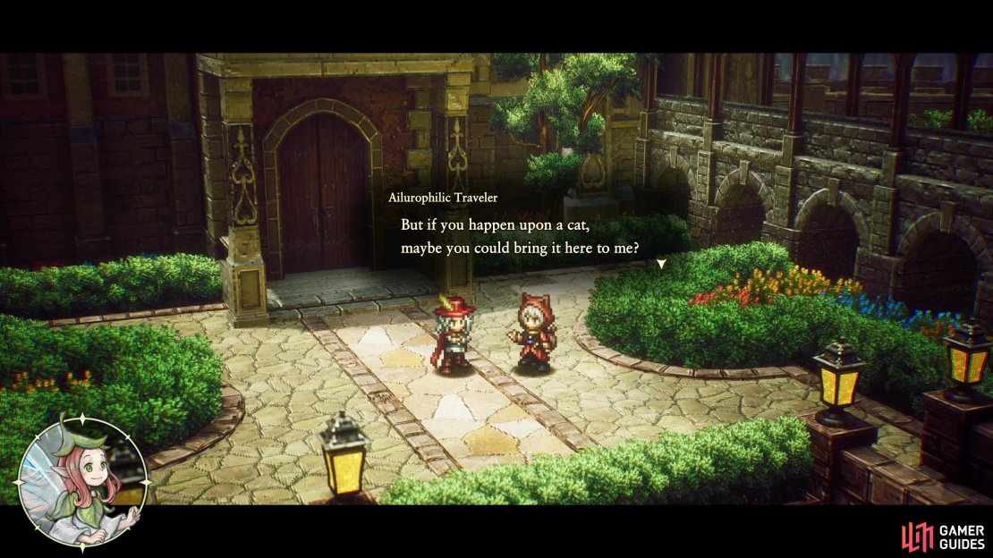 The quest &ldquo;Capricious Neighbors&rdquo; will start when you leave Castle Huther after returning with the Moonmirror. You can start collecting cats after this quest!