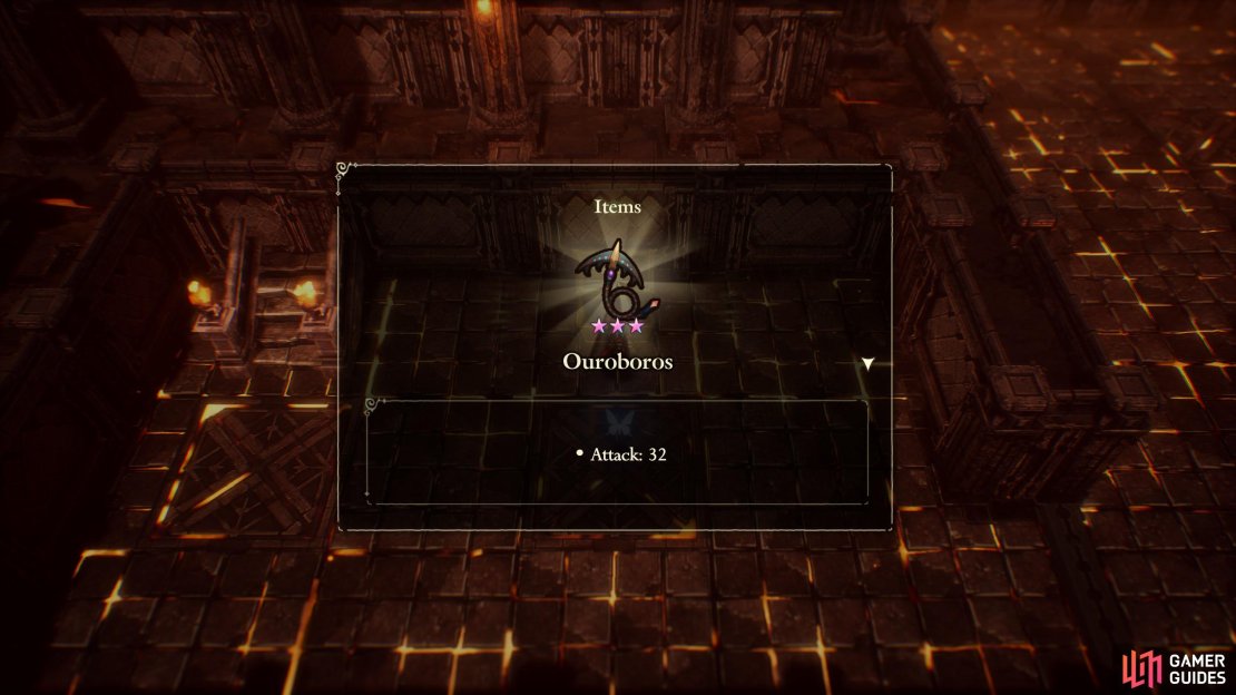 Defeat the Elpand Generalissimo in the Fire Ruins and loot a big red chest to get this ultimate Scythe Chain.
